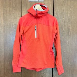 Eddie Bauer First Ascent Women’s Fleece 1/4 Zip Pullover w/ Hood - Size Medium